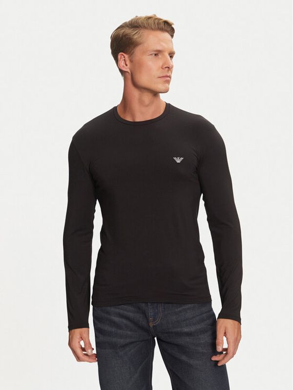 Emporio Armani Underwear Emporio Armani Underwear Majica dugih rukava 111984 4F511 00020 Crna Regular Fit