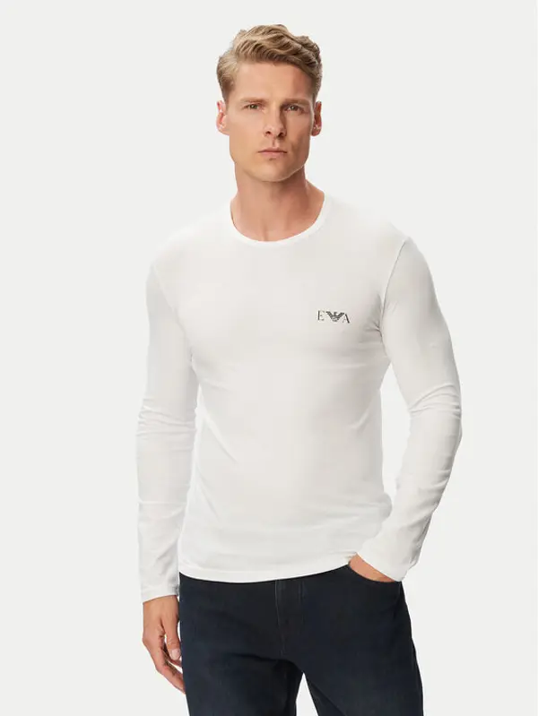 Emporio Armani Underwear Emporio Armani Underwear Majica dugih rukava EM000383 AF25018 U0002 Bijela Regular Fit