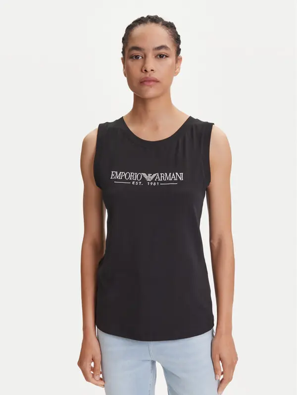 Emporio Armani Underwear Emporio Armani Underwear Majica EW000410 AF10881 UC001 Crna Regular Fit