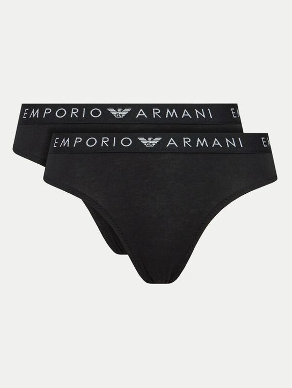 Emporio Armani Underwear Emporio Armani Underwear Set od 2 para klasičnih gaćica 163334 4F227 00020 Crna