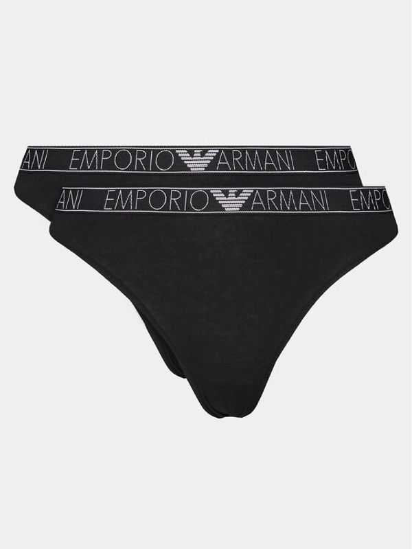 Emporio Armani Underwear Emporio Armani Underwear Set od 2 para klasičnih gaćica 163334 4R223 00020 Crna
