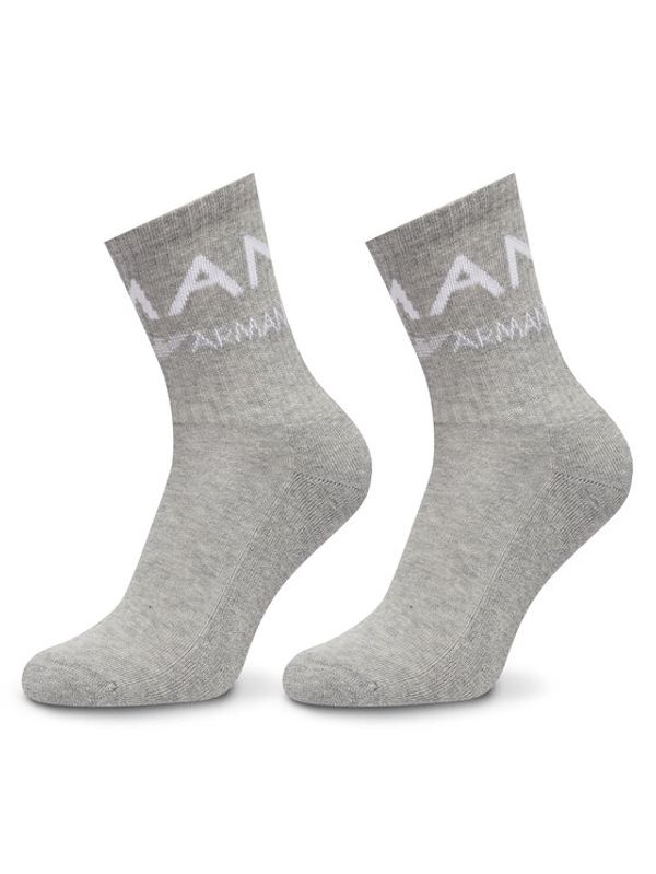 Emporio Armani Underwear Emporio Armani Underwear Set od 2 para ženskih visokih čarapa 292303 4F227 00948 Siva