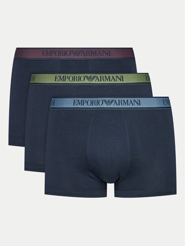 Emporio Armani Underwear Emporio Armani Underwear Set od 3 para bokserica 111357 4F717 70435 Tamnoplava