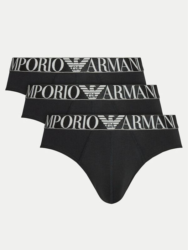 Emporio Armani Underwear Emporio Armani Underwear Set od 3 para muških slip gaća 111734 4F726 73320 Crna