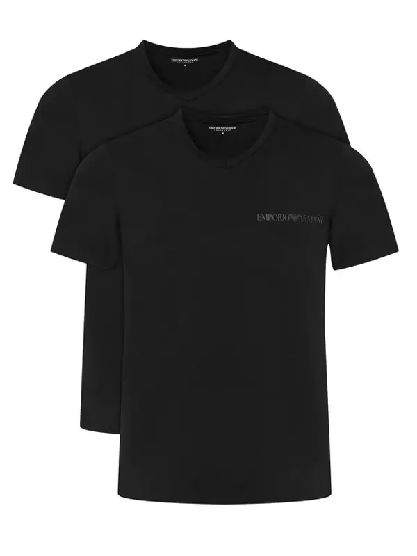 Emporio Armani Underwear Emporio Armani Underwear Set t-shirt majica﻿ EM000392 AF10779 MC108 Crna Regular Fit