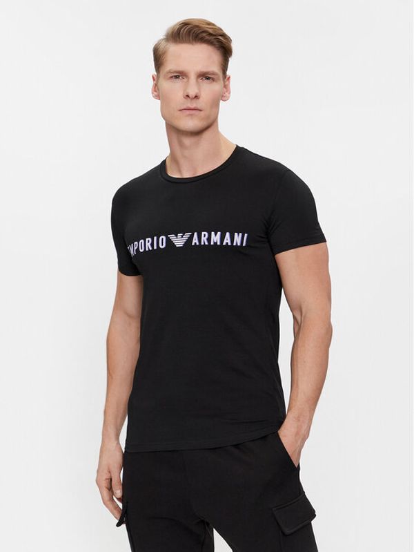 Emporio Armani Underwear Emporio Armani Underwear T-shirt 111035 4R516 00020 Crna Regular Fit