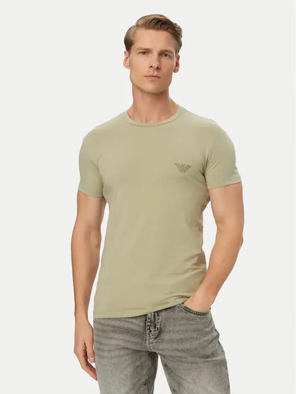Emporio Armani Underwear Emporio Armani Underwear T-shirt EM000375 AF18890 U8046 Zelena Slim Fit