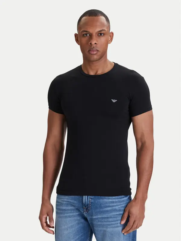 Emporio Armani Underwear Emporio Armani Underwear T-shirt EM000375 AF18891 UC001 Crna Slim Fit