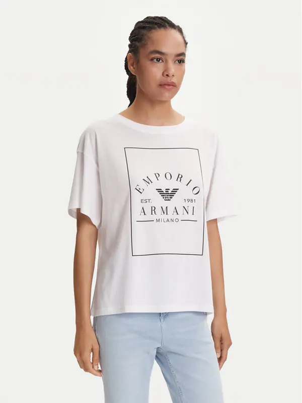 Emporio Armani Underwear Emporio Armani Underwear T-shirt EW000553 AF10887 U0002 Bijela Loose Fit