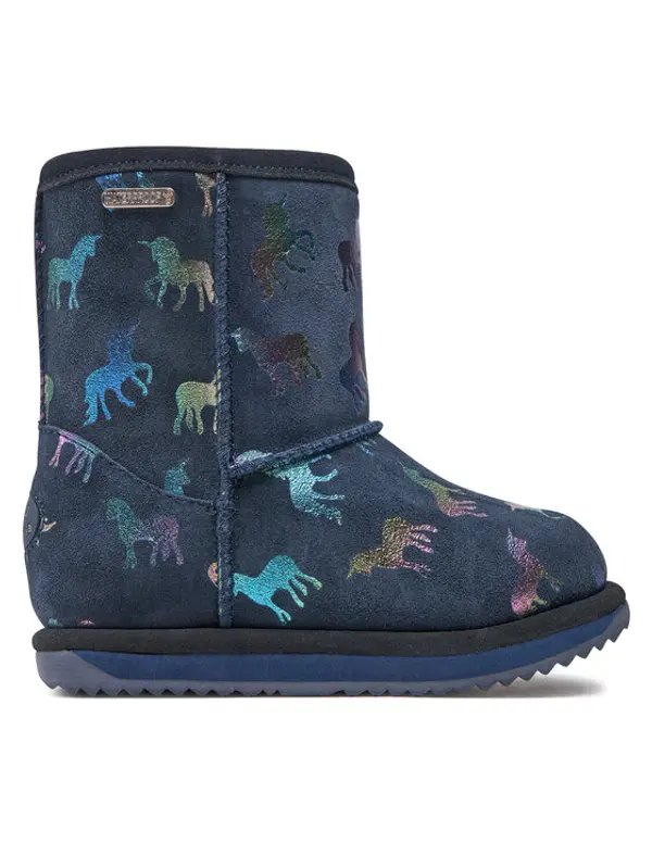 EMU Australia EMU Australia Čizme za snijeg Rainbow Unicorn Brumby K12373 Tamnoplava