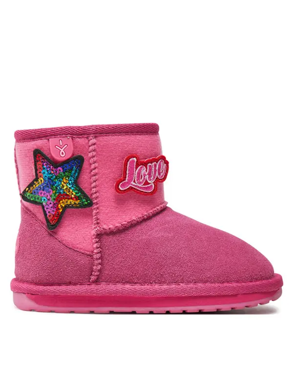 EMU Australia EMU Australia Čizme za snijeg Wallaby Mini Play K12748 Ružičasta