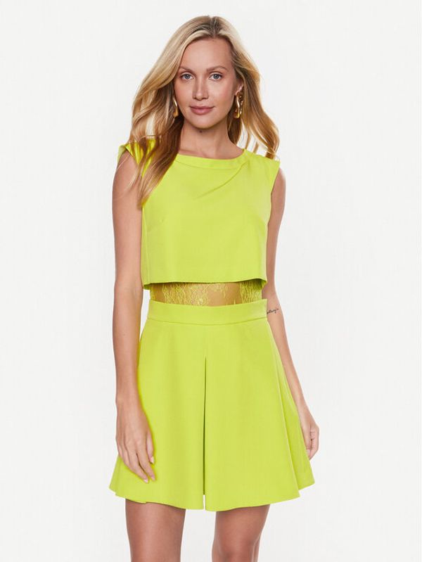 Ermanno Firenze Ermanno Firenze Haljina za svaki dan D42EQ029E49 Zelena Regular Fit