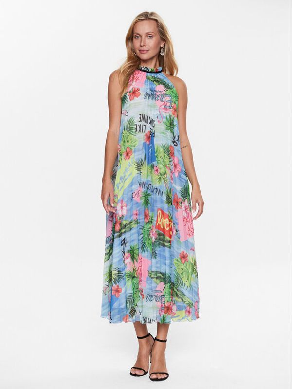 Ermanno Firenze Ermanno Firenze Ljetna haljina D42EQ048EB8 Šarena Regular Fit