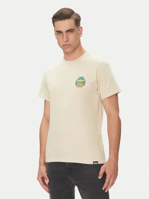 Etnies Etnies T-shirt Camp Vibes 4130003782 Bež Regular Fit