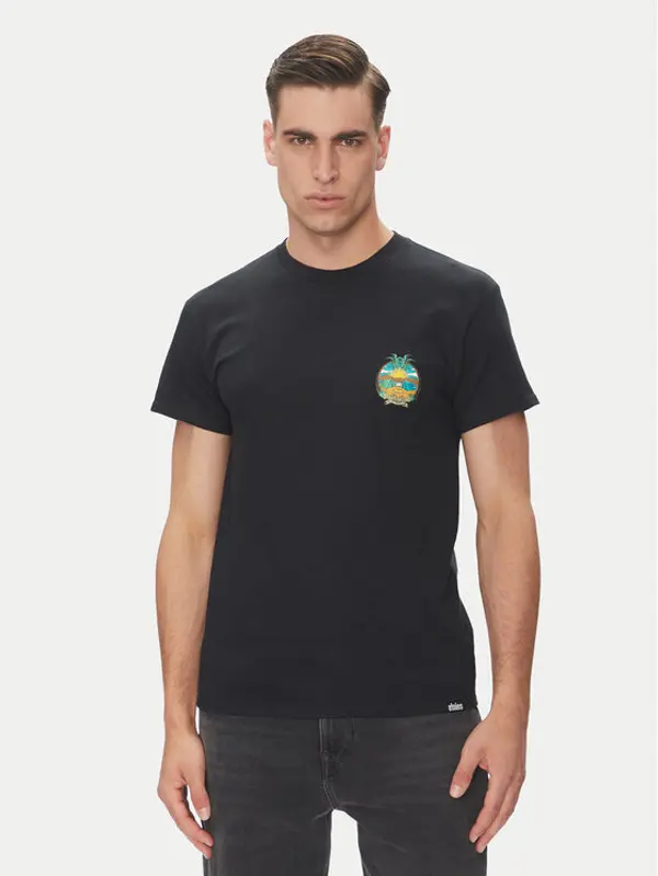 Etnies Etnies T-shirt Camp Vibes 4130003782 Crna Regular Fit