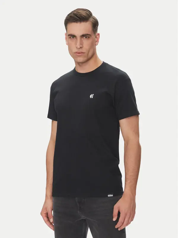 Etnies Etnies T-shirt Team Emroidery 4130003738 Crna Regular Fit