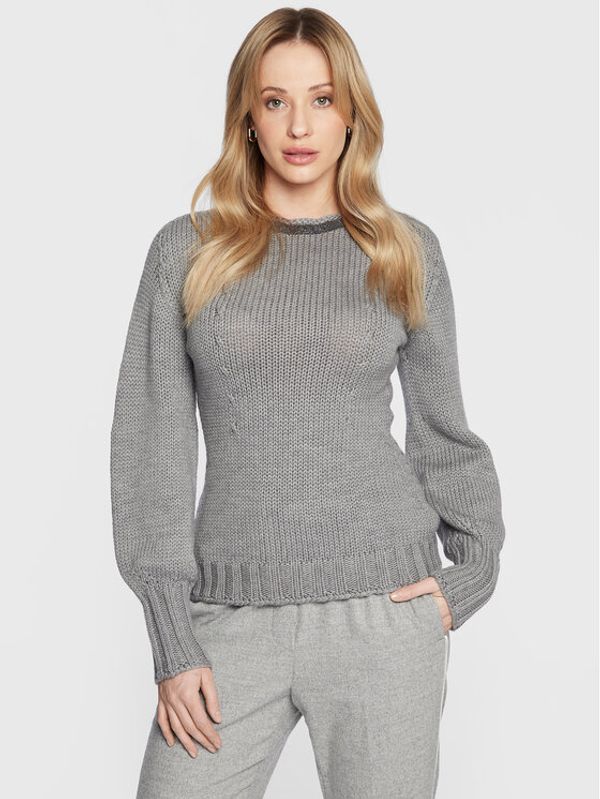 Fabiana Filippi Fabiana Filippi Džemper MAD222W109 Siva Regular Fit