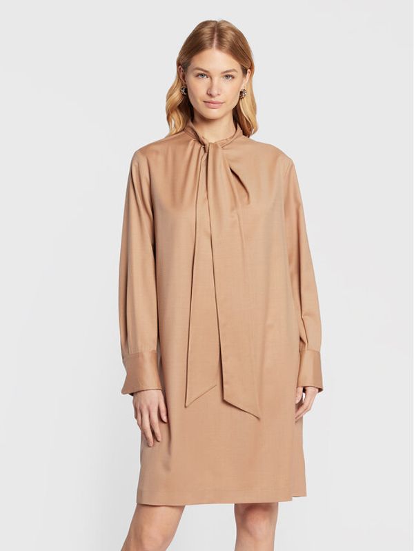 Fabiana Filippi Fabiana Filippi Haljina za svaki dan ABD222B734 Smeđa Regular Fit