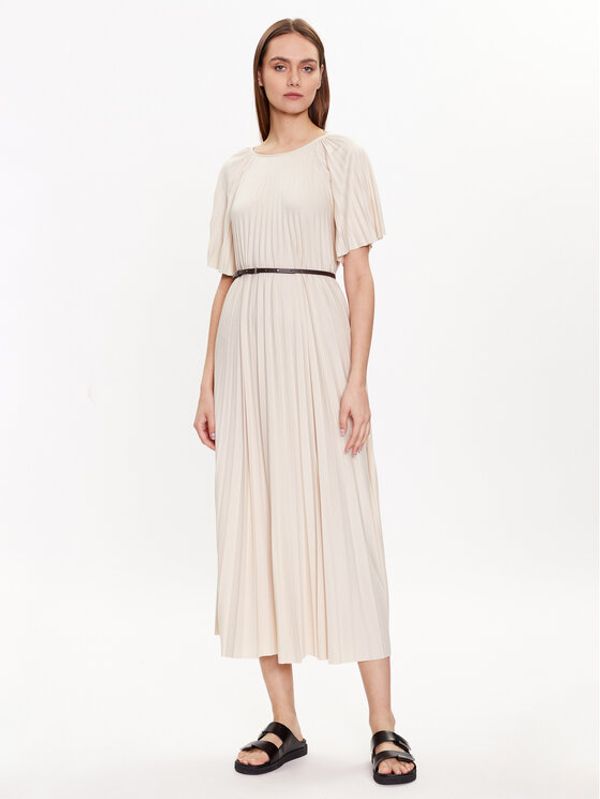 Fabiana Filippi Fabiana Filippi Haljina za svaki dan ABD273W184 Bež Loose Fit