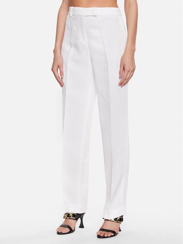 Fabiana Filippi Fabiana Filippi Hlače PAD273W410 Bijela Regular Fit