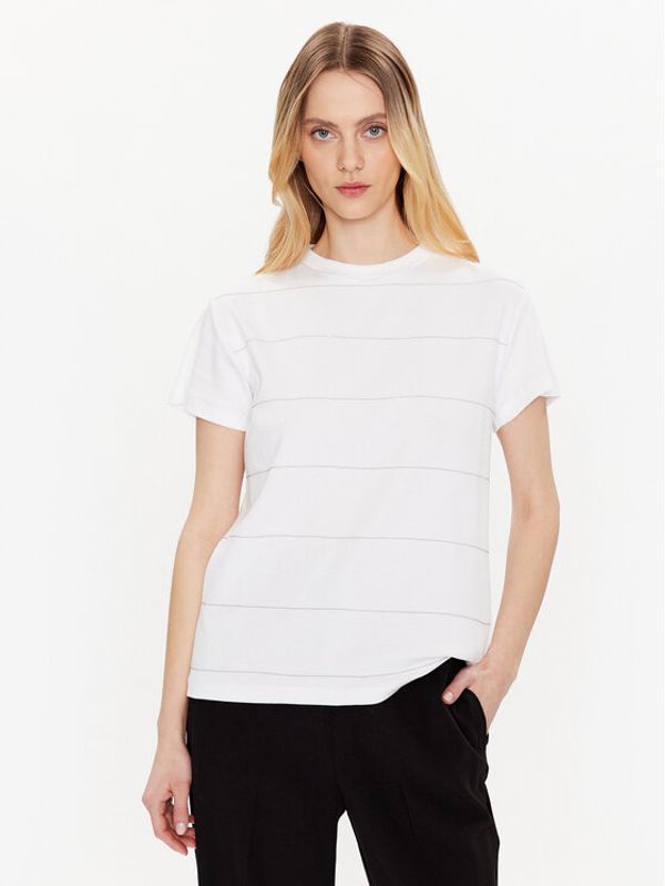 Fabiana Filippi Fabiana Filippi T-shirt JED273B561 Bijela Regular Fit
