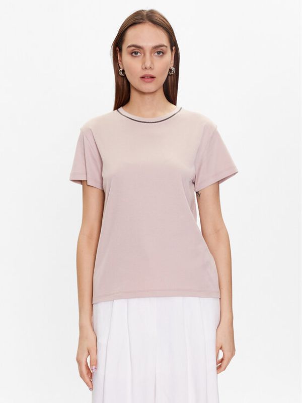 Fabiana Filippi Fabiana Filippi T-shirt JED273W126 Ružičasta Regular Fit