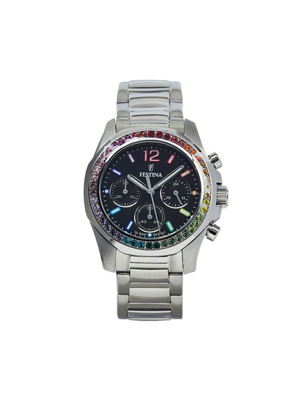 Festina Festina Sat Boyfriend Chronograph 20606/3 Srebrna