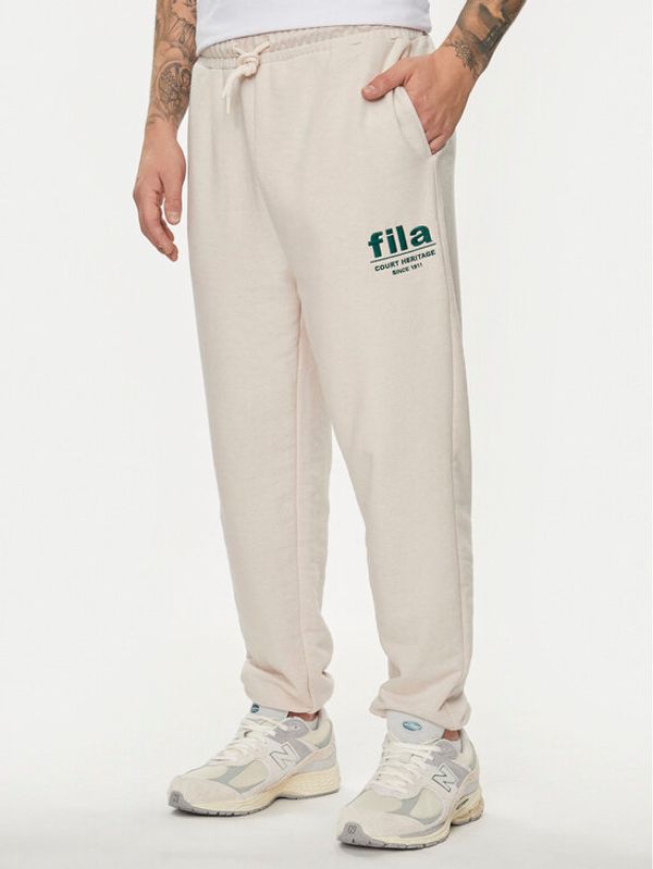 Fila Fila Donji dio trenerke FAM0647 Bež Regular Fit