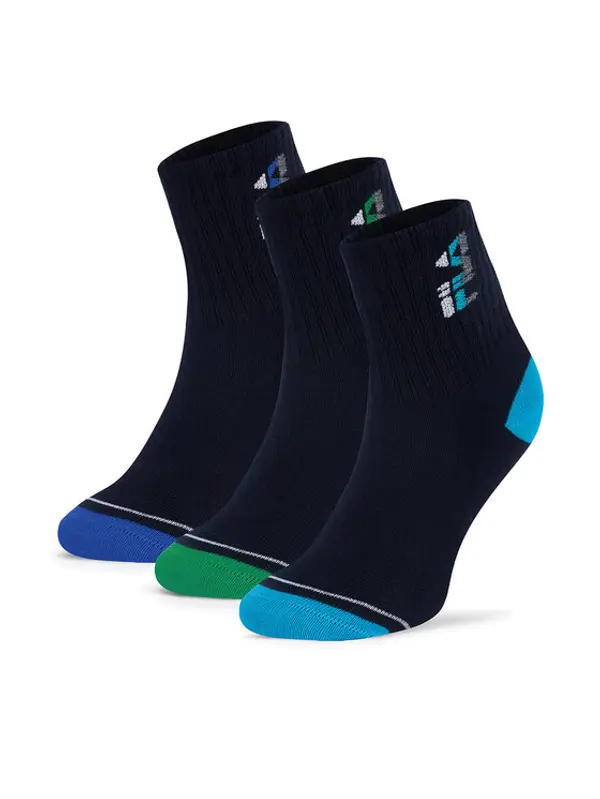 Fila Fila Duge čarape F8083-AW24 (3-pack) Tamnoplava