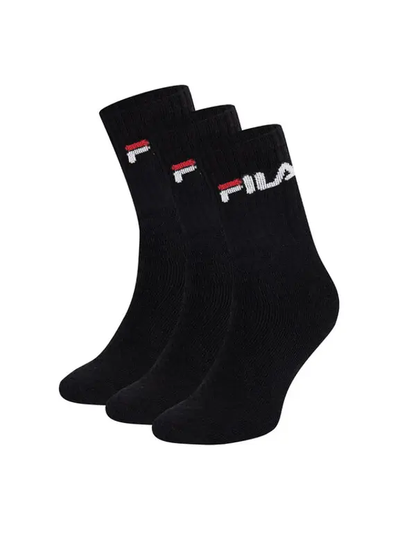 Fila Fila Duge čarape F9505-AW24 (3-pack) Crna