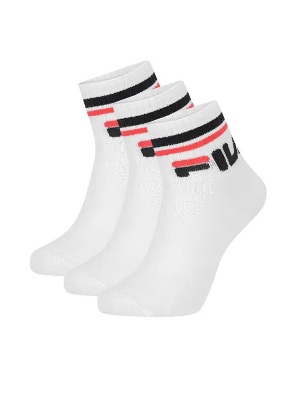 Fila Fila Kratke čarape F9398-AW24 (3-pack) Bijela