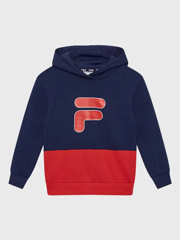 Fila Fila Majica dugih rukava Bielefeld FAK0101 Tamnoplava Regular Fit
