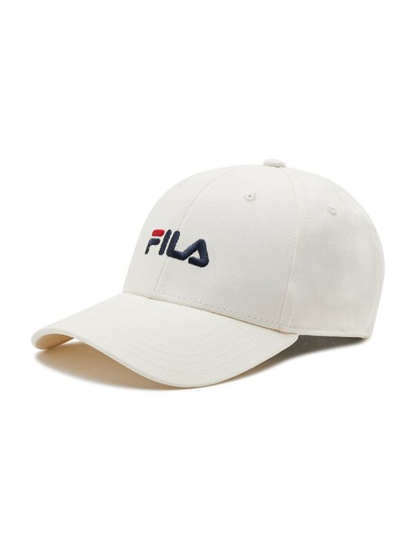 Fila Fila Šilterica Brasov 6 Panel Cap With Linear Logo Strap Back FCU0019 Bijela