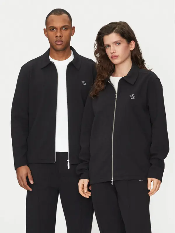 Filling Pieces Filling Pieces Majica dugih rukava Unisex Coach 7863397 Crna Regular Fit