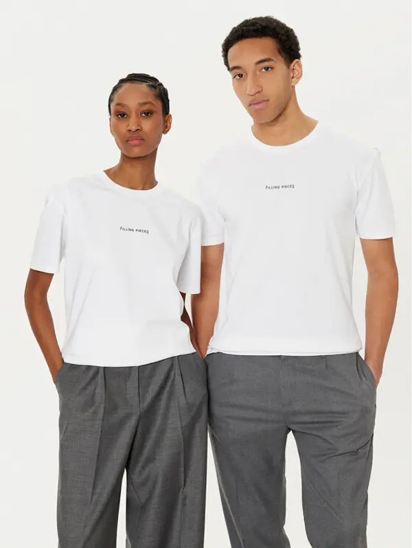 Filling Pieces Filling Pieces T-shirt Unisex 7443400 Bijela Slim Fit