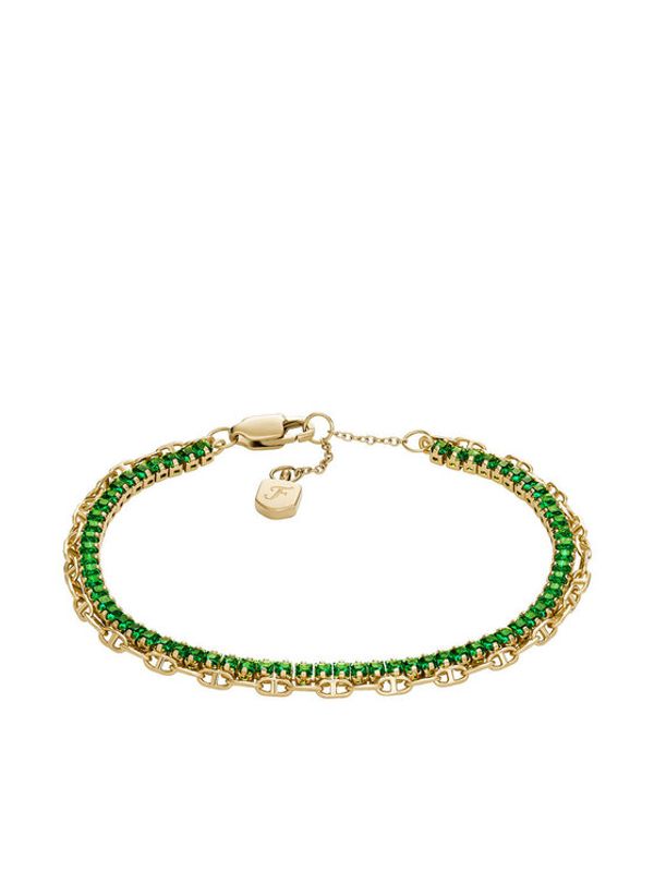 Fossil Fossil Narukvica Heritage D-Link Glitz JA7272710 Zlatna