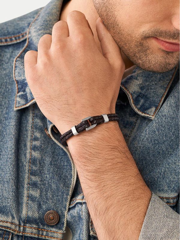 Fossil Fossil Narukvica Heritage JF04203040 Crna