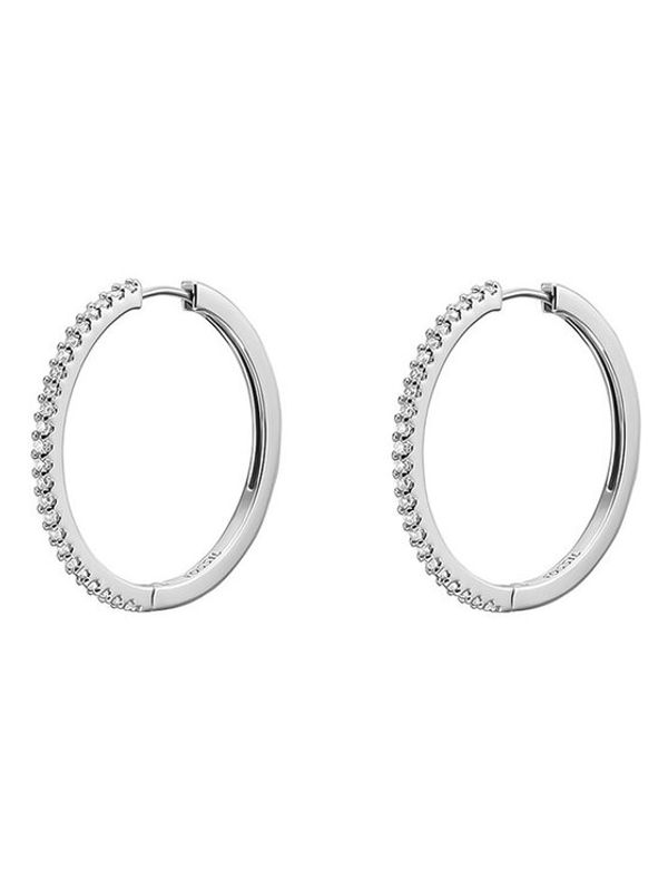 Fossil Fossil Naušnice JA7274040 Srebrna