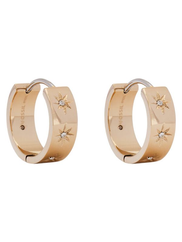 Fossil Fossil Naušnice JF03870710 Zlatna