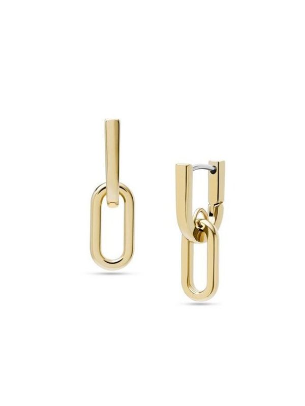 Fossil Fossil Naušnice JF04780710 Zlatna