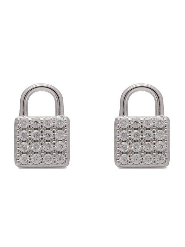 Fossil Fossil Naušnice JFS00626040 Srebrna