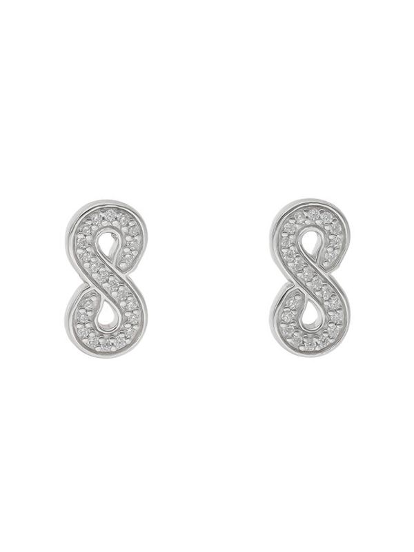 Fossil Fossil Naušnice Sterling JFS00634040 Srebrna