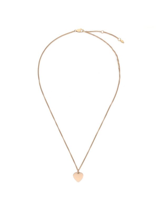 Fossil Fossil Ogrlica Engraveable JF03021791 Zlatna