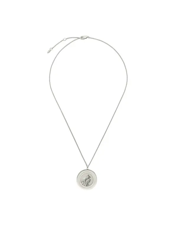Fossil Fossil Ogrlica Harlow Locket JF04737040 Srebrna
