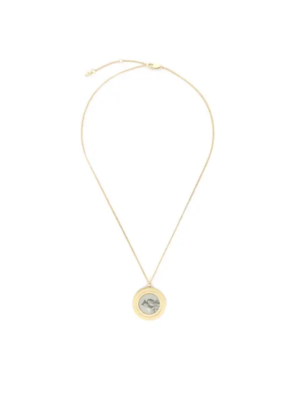 Fossil Fossil Ogrlica Harlow Locket JF04738710 Zlatna