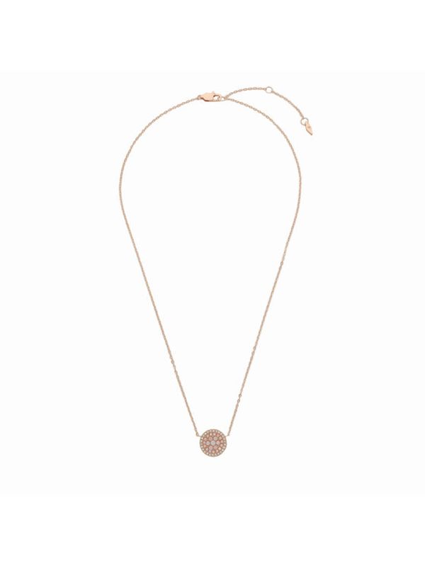 Fossil Fossil Ogrlica JF01740791 Ružičasta pozlata