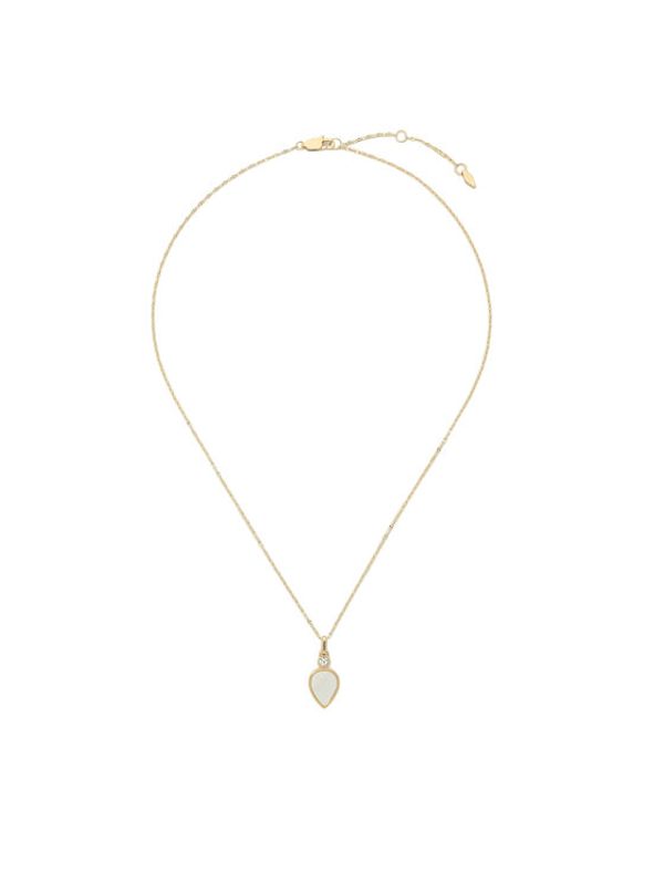 Fossil Fossil Ogrlica JF04248710 Zlatna