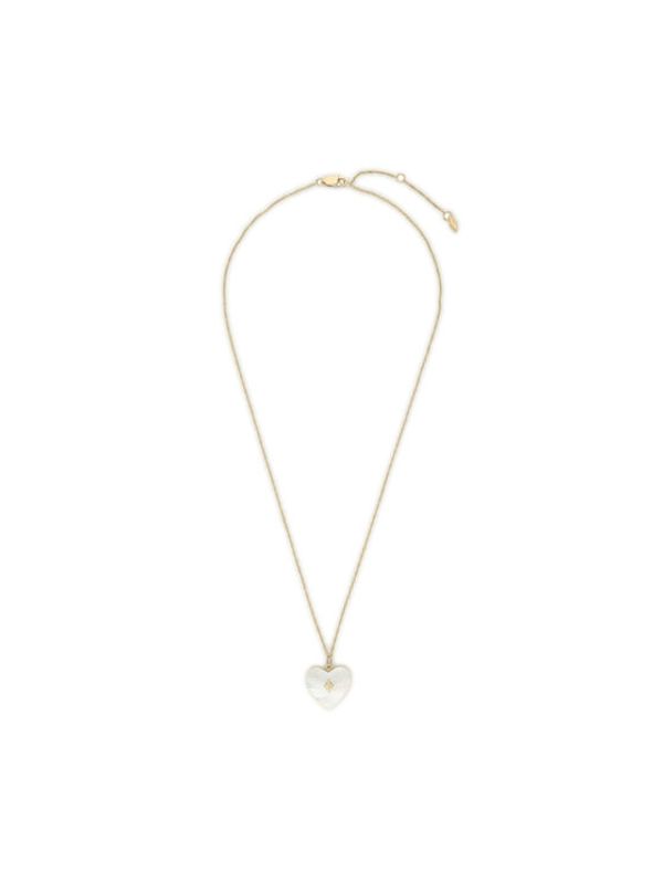 Fossil Fossil Ogrlica JF04430710 Zlatna