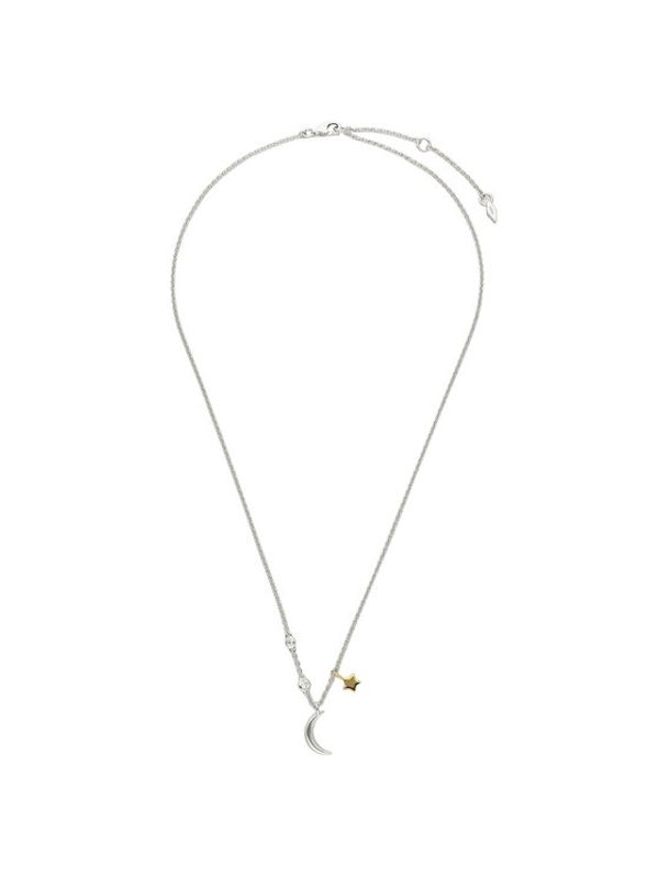 Fossil Fossil Ogrlica Sterling JFS00432998 Srebrna