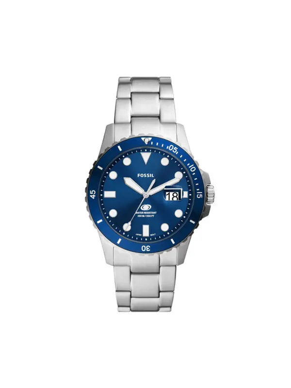 Fossil Fossil Sat Blue FS6029 Srebrna